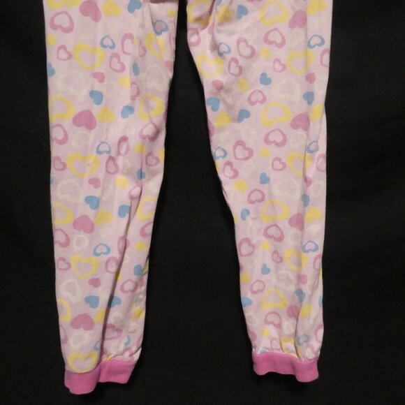 GEORGE | size 6 | Pink Pajama Pants | Hearts All Over Print | Stretchy Waist - Picture 14 of 16